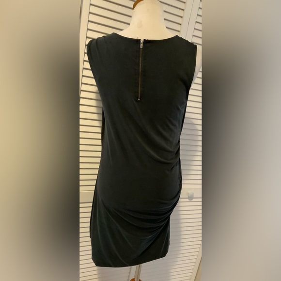 Gottex Studio Black Dress with side Ruching. Size Medium - Picture 2 of 4